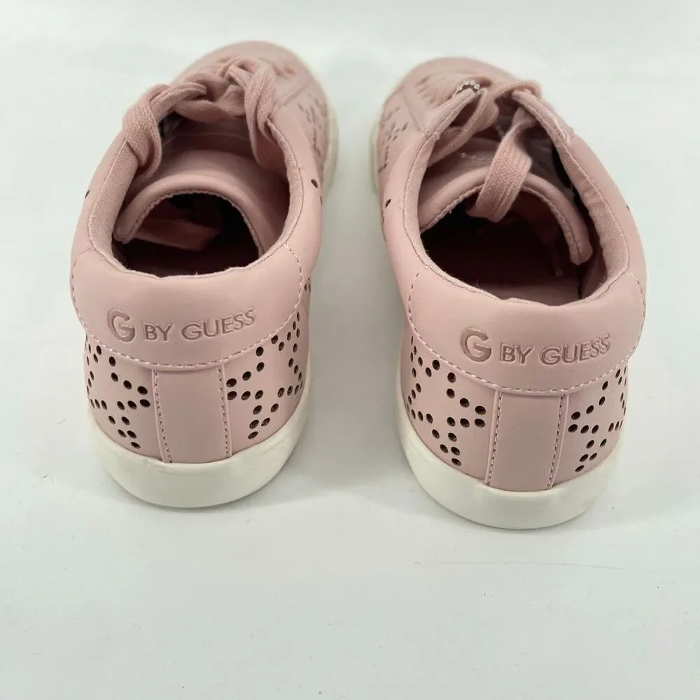 G by GUESS Mollie Blush Pink Star Cutout Sneakers Women’s 9M Lace Up